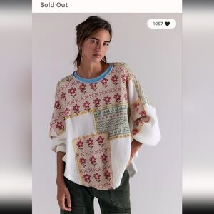 NFSversized Free People We The Free Wildflower Thwrmal NWT